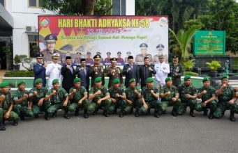 Kasrem 043/G Hadiri Peringatan Hari Bhakti Adhyaksa 2018