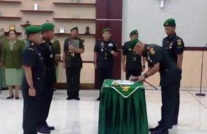 DANREM 043/GATAM PIMPIN SERTIJAB DUA DANDIM DI MAKOREM