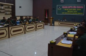 SIDANG PANGKAR UKP DIPIMPIN DANREM 043/GATAM