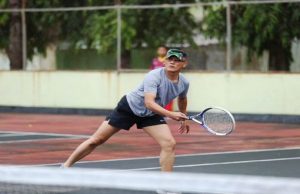 Danrem Beserta Jajaran Korem 043/Gatam Berolahraga Bersama Jurnalis