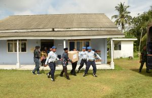 Lanud Pangeran M. Bun Yamin AdakanLatihan Pengamanan Pemilu Legislatif dan Presiden 2019
