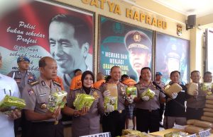 Kembali, Polda Lampung Gelar Conference Press di awal Tahun 2019