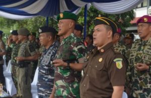 Danrem 043/Gatam Hadiri Sertijab Danbrigif 4 Marinir/BS