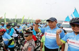 Wagub Bachtiar Basri Lepas 3.000 peserta Tour de Bakter