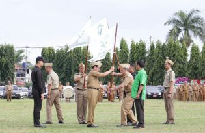 Pemprov Lampung Gelar Upacara Perimgtan Bulan K3