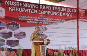 Musrenbang Lampung Barat, Wagub Minta Prioritaskan Kebutuhan Masyarakat