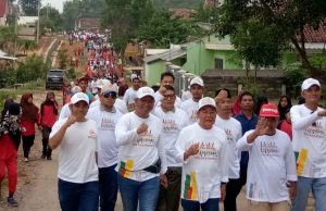 Puluhan Ribu Masyarakat Mesuji Antusias Menggeruduk Mengikuti Acara Millennial Road Safety Festival