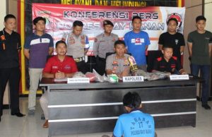 Kapolres Way Kanan Ekspose Kasus Pembunuhan di Kalipapan Murni Kriminal Bukan Ada Unsur Lain