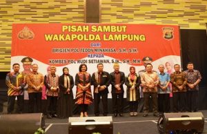 Danlanud Pangeran M. Bun Yamin Hadiri Pisah Sambut Wakapolda