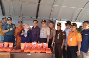 Kepala BPBD LampungHadiri Simulasi Penanggulangan Bencana Di Pesawaran