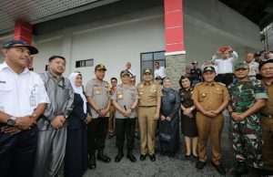 Gubernur Ridho dan Kapolda Dampingi Kapolri Tito Karnavian Tinjau Lokasi Kebakaran Polres Lampung Selatan
