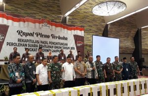 Pleno Terbuka Rekapitulasi dan Penghitungan Suara