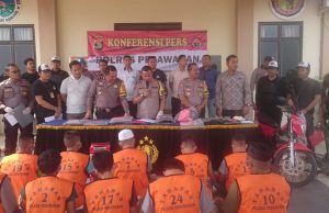 Polres Pesawaran Adakan Ekspos Kasus