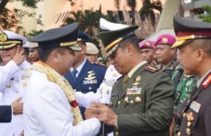 Danrem 043/Gatam Kolonel Inf Taufiq Hanafi Hadiri Pelepasan Gubernur Lampung