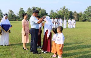 Upacara Penerimaan Siswa-Siswi baru serta MPLS TK & SMP Angkasa Lanud Pangeran M. Bun Yamin