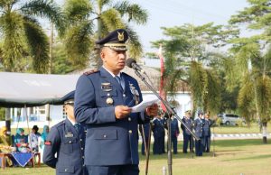 Upacara Memperingati Hari Bakti TNI AU ke-72 di Lanud Pangeran M. Bun Yamin
