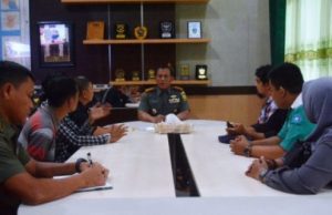 Danrem 043/Gatam Sambut Kunjungan PFI Provinsi Lampung