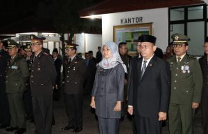 HUT RIKe-74 Wagub Lampung Hadiri Apel Kehormatan Dan Renungan Suci
