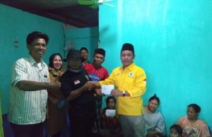 Kembali ke Dapil, Yuhadi Santuni Korban Kebakaran di Kelurahan Kaliawi