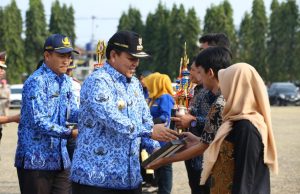 Gubernur Lampung Pimpin Upacara Peringatan Sumpah Pemuda Ke-91 Tahun 2019