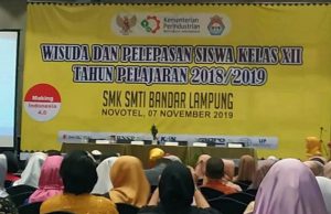 Sukses, 273 Lulusan SMK SMTI Bandarlampung Wisuda