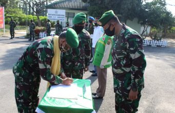 Komandan Korem 043/Gatam Adakan Kunjungan Ke Kodim 0426 Tulang Bawang