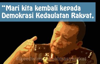 Ike Edwin Pertahankan Demokrasi Demi Rakyat
