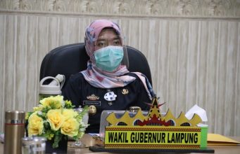 Wagub Provinsi Lampung Hadiri Rapat Video Conference SUN