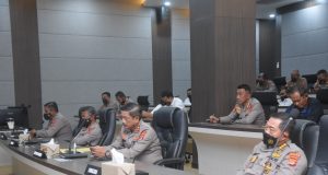 Kapolda Lampung hadiri rapat internal pimpinan Wakapolri, dengan agenda kesiapan pelaksanaan kegiatan satu juta vaksin Booster