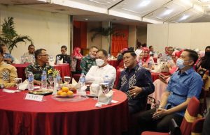 Asisten Administrasi Umum Pemprov Lampung Hadiri Halal Bihalal PD PARFI dan PP Bintang Nyanyi