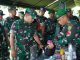 Pangdam II/Sriwijaya Dampingi Kasad Periksa Kesiapan Ops Satgas Pamtas RI PNG Yonif 143 TWEJ