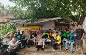 Jumat Curhat, Polsek Teluk Betung Utara Serap Aspirasi dan Masukan Dari Komunitas Ojek Online