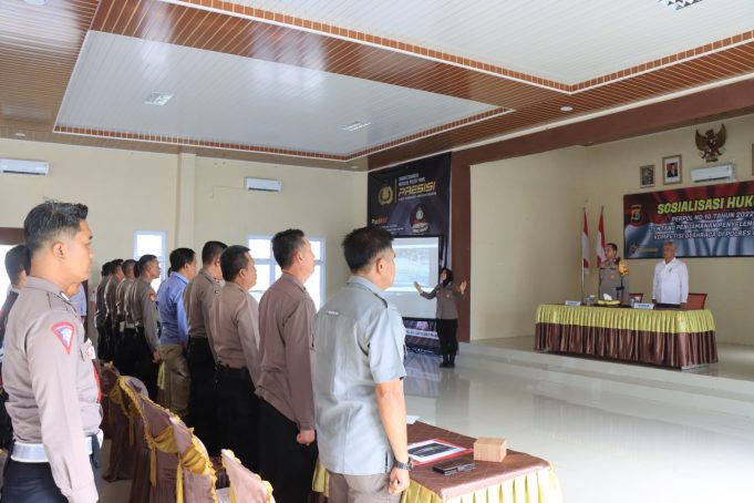 Polres Metro Berikan Sosialisasi Perpol Nomor 10 Tahun 2022 Tentang Pengamanan Penyelenggaraan Kompetisi