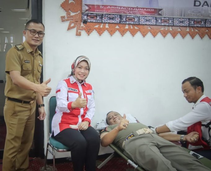 Pemprov Lampung Bersama PMI Provinsi Lampung Gelar Kegiatan Donor Darah Peringati HUT Ke-78 Kemerdekan RI