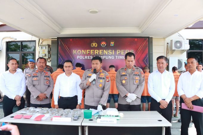 Polisi Tangkap Anggota Sindikat Peredaran Narkoba Di Lamtim