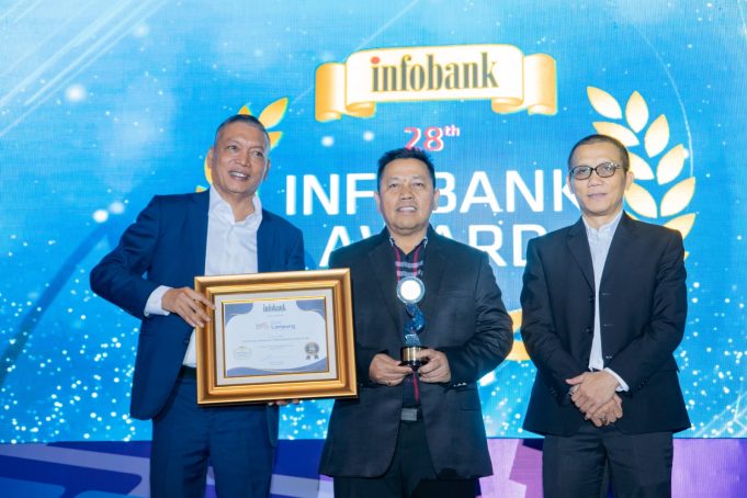 Bank Lampung Raih Diamond Trophy “Infobank Award 2023”