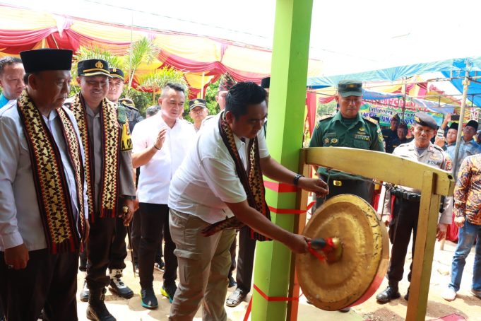 Polres Lampung Timur Resmikan Desa Negara Saka Menjadi Kampung Tangguh Bebas Narkoba