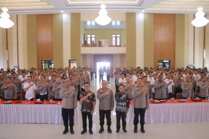 Jelang Pemilu Serentak 2024, Polda Lampung Gelar Latpra Ops Mantap Brata