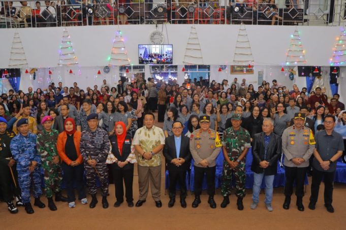 Kapolda Lampung Bersama Forkopimda Lakukan Penggecekan Malam Natal 2023