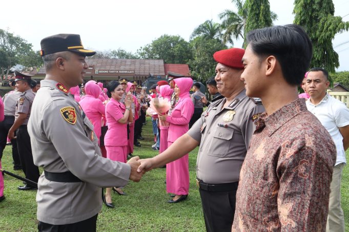 Lima Puluh Satu Personel Polres Way Kanan Naik Pangkat Periode 1 Januari 2024