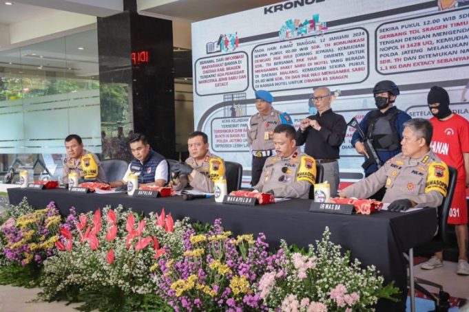 Polda Jateng Berhasil Tangkap 4 Pelaku Peredaran Narkoba