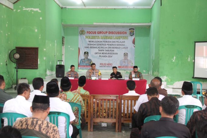 Wujudkan Generasi Bangsa Yang Tangguh Dan Berkarakter, Polresta Bandar Lampung Gelar Focus Group Discussion (FGD)
