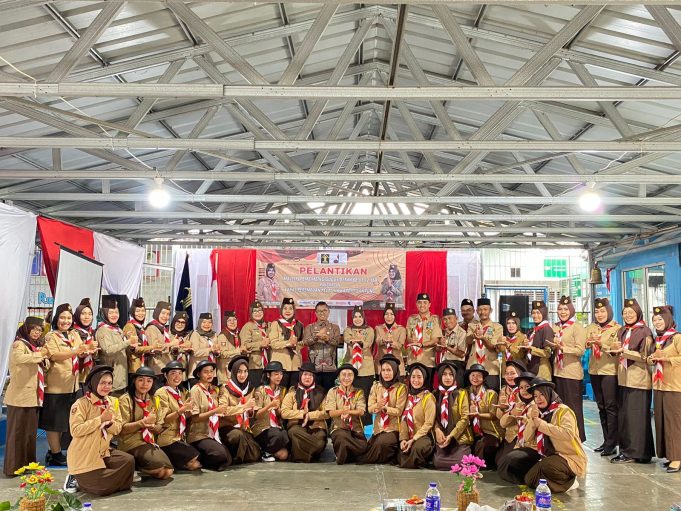 Pelantikan Majelis Pembimbing Gugus Depan 08.01.168 Pangkalan Lapas Perempuan Kelas IIA Bandarlampung