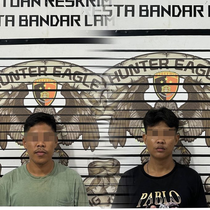 Polresta Bandar Lampung Ringkus 2 Pelaku Pembunuhan di Kampung Rawa Laut Panjang