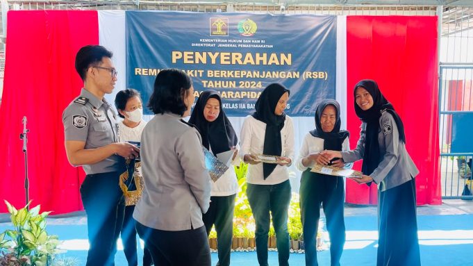 Lembaga Pemasyarakatan Perempuan Kelas IIA Bandar Lampung Melaksanakan kegiatan Pemberian Remisi Sakit Bekepanjangan Tahun 2024
