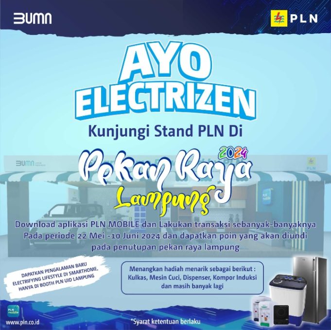 Mengusung Tema Smart Home Powered by PLN, Booth PLN UID Lampung Siap Sambut Pengunjung Pekan Raya Lampung 2024 dengan Beragam Hadiah Menarik