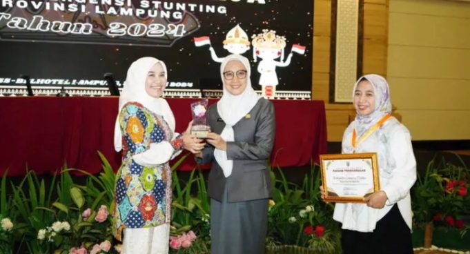Selamat! Kabupaten Lampung Selatan Kembali Sabet Dua Penghargaan Aksi Konvergensi Percepatan Penurunan Stunting di Provinsi Lampung Tahun 2024