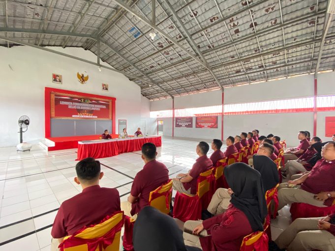 Kakanwil Kemenkumham Lampung Berikan Penguatan Tugas Pokok dan Fungsi Pegawai Lapas Narkotika