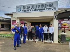 Pangkalan Kapal 1005 Dan Pangkalan Kapal 1007 Kuala penet Ditpolairud Polda Lampung Amankan Pelaku Pencurian Kapal Nelayan di Muara Gading Mas
