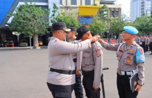 123 Siswa Diktuk Bintara Polri SPN Polda Lampung Latja di Polresta Bandar Lampung